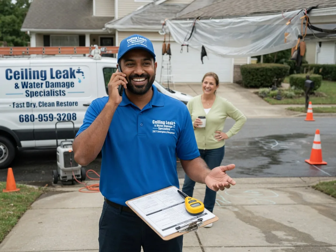 Ceiling Leak Cleanup Centerville, IA FAQs